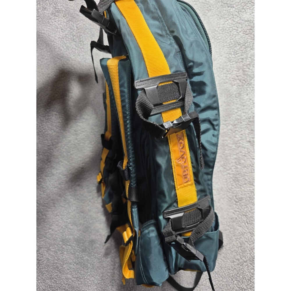 Vintage Ortovox CUMULUS Tour Hiking Backpack GREEN Orange Yellow SEE DESCRIPTION - Picture 7 of 16